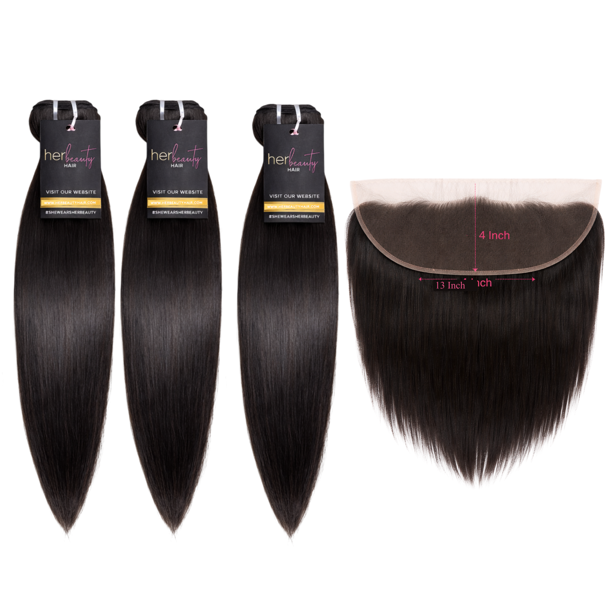 3 Bundles +13X4 HD Frontal
